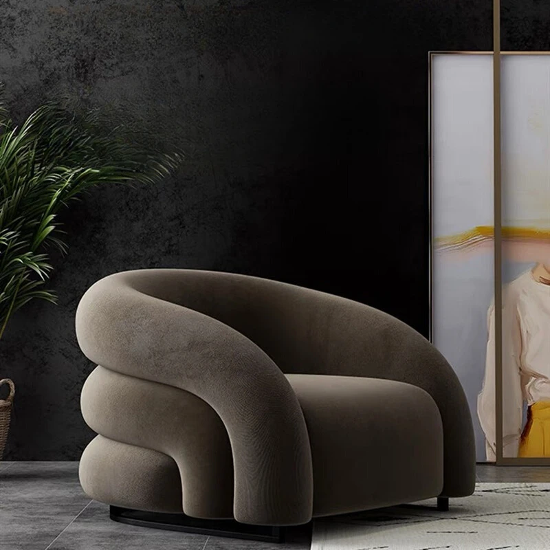 

Роскошный Одноместный стул светильник, для спальни, балкона, для отдыха в маленькой квартире, гостиной, скандинавский Одноместный стул, стул для отдыха