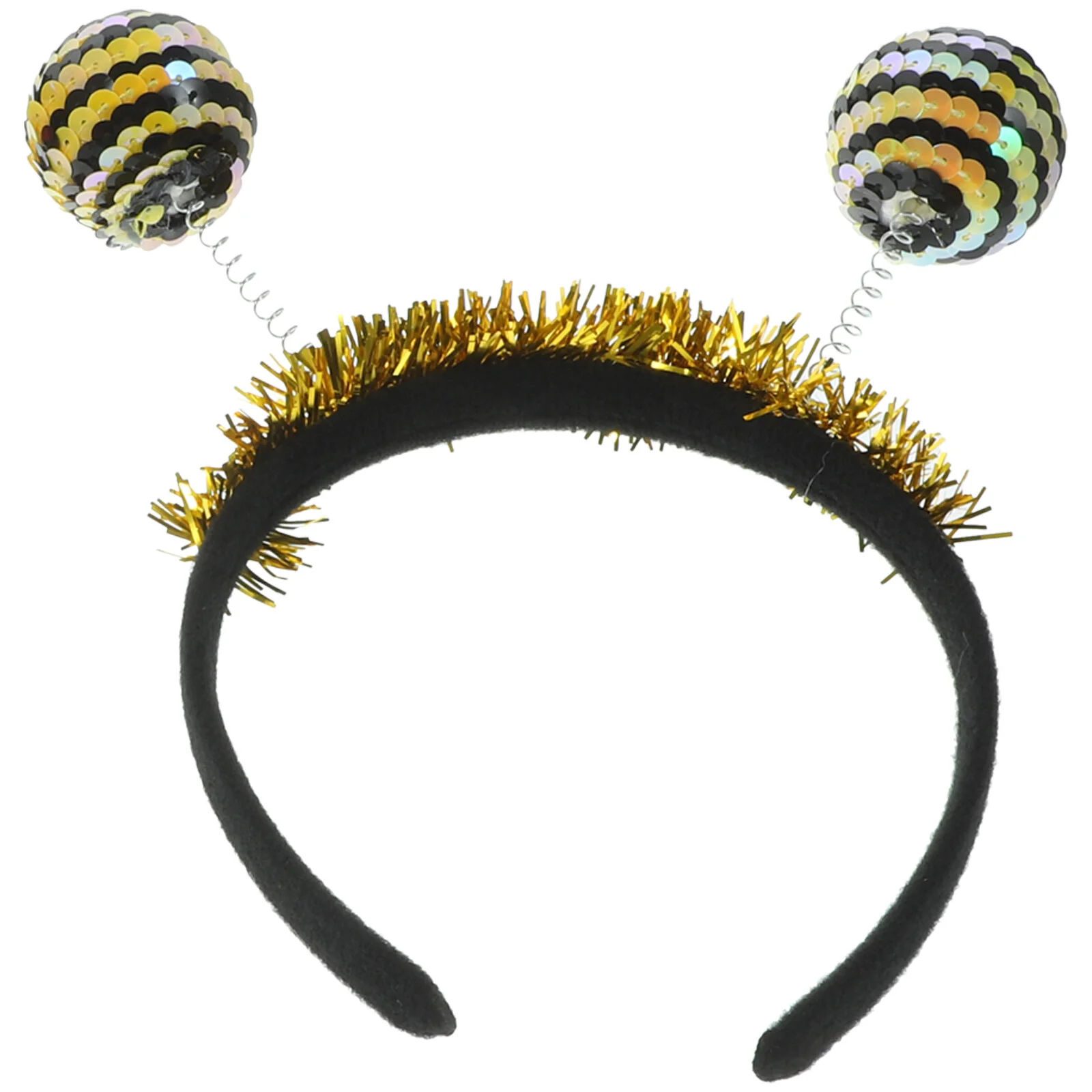 

Sequin Three-dimensional Headband Kids Holiday Headbands Boppers Halloween Hair Party Adults Latte Miss Carnival