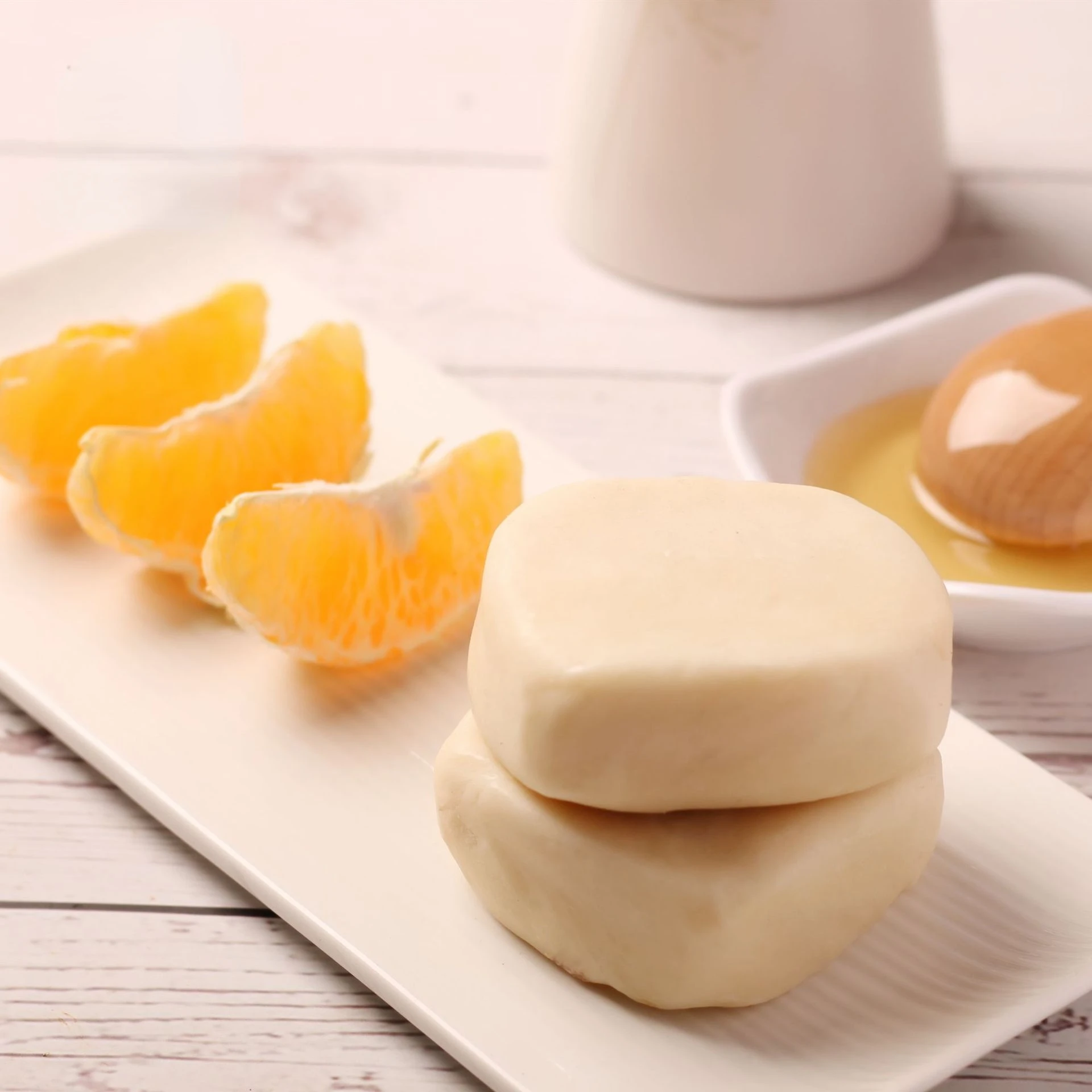 100% Natural Honey Orange Grinding Cold Handmade Soap Moisturizing Whitening Face Bath Soap  45°C Made Better Than LUSH