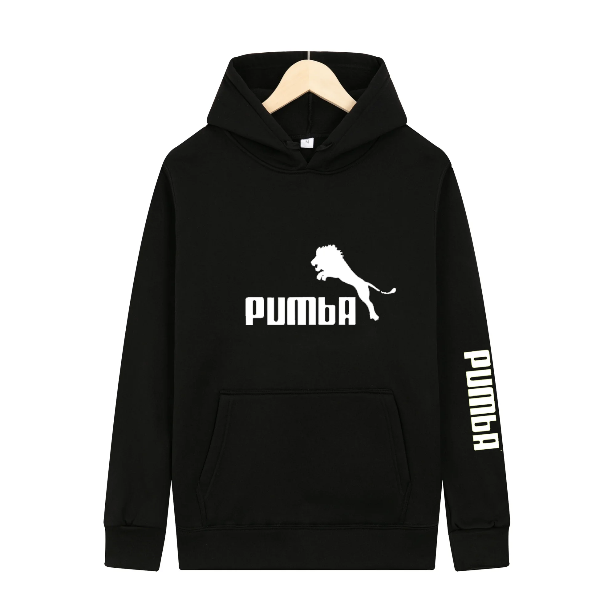 

Brand Pullover Men Hoodie 2023 Autumn winter Hip Hop Streetwear Men Sweatshirts Hoodies Solid Color Hoodie Male king of lions