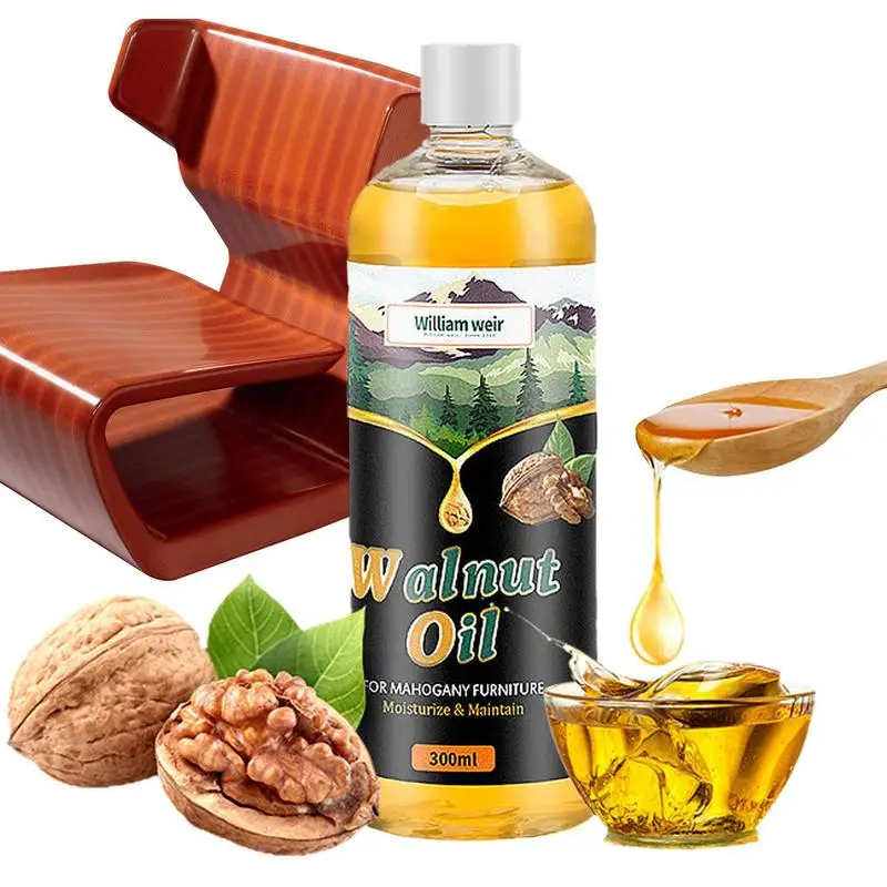 

Furniture Polish 10.15 Oz Natural Walnut Oil Wood Furniture Cleaner and Polish Deep Nourishing Floor Care Wax Increase Gloss