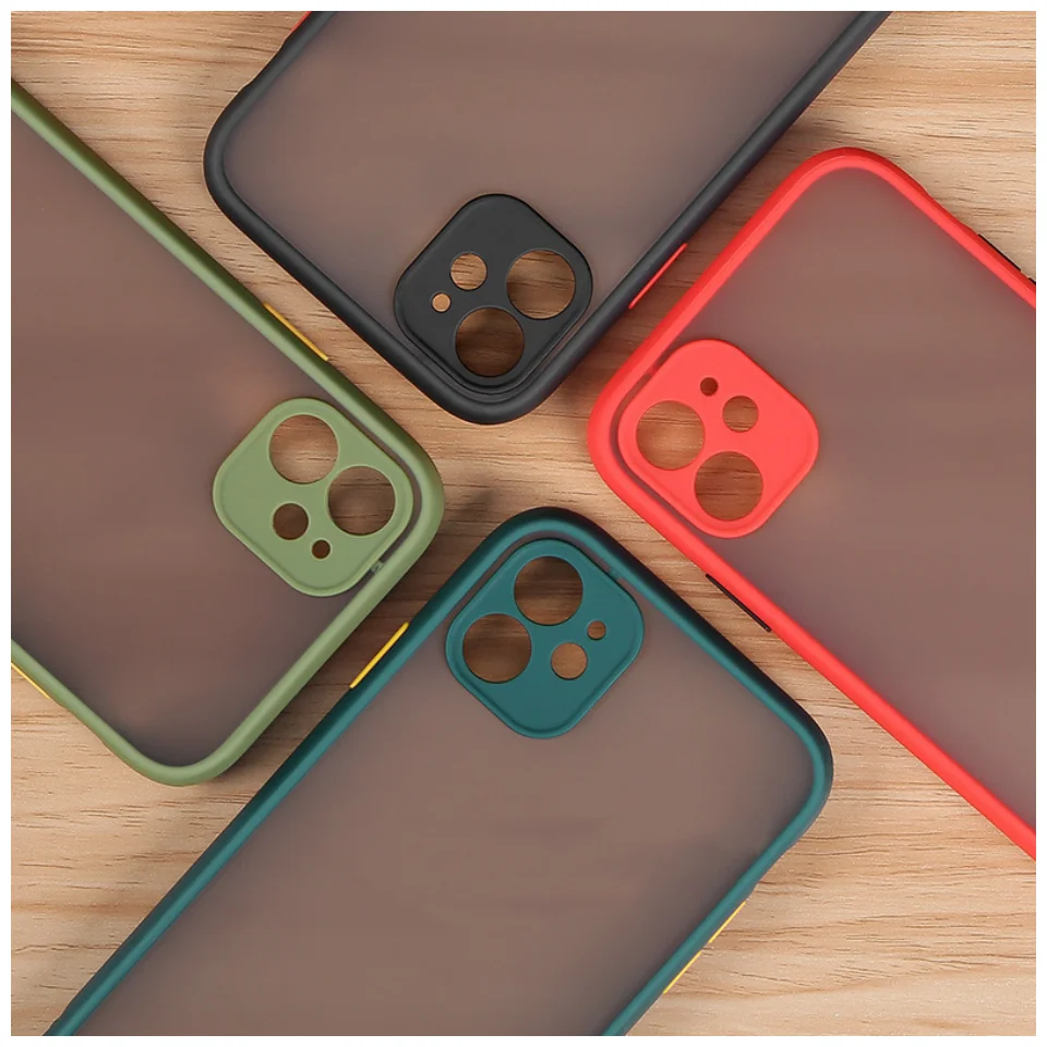 

Suitable For Iphone 14 Mobile Phone Case For Iphone 11 Transparent Pro Max/12/Xr Matte X Set 13pro Contrast Color 13