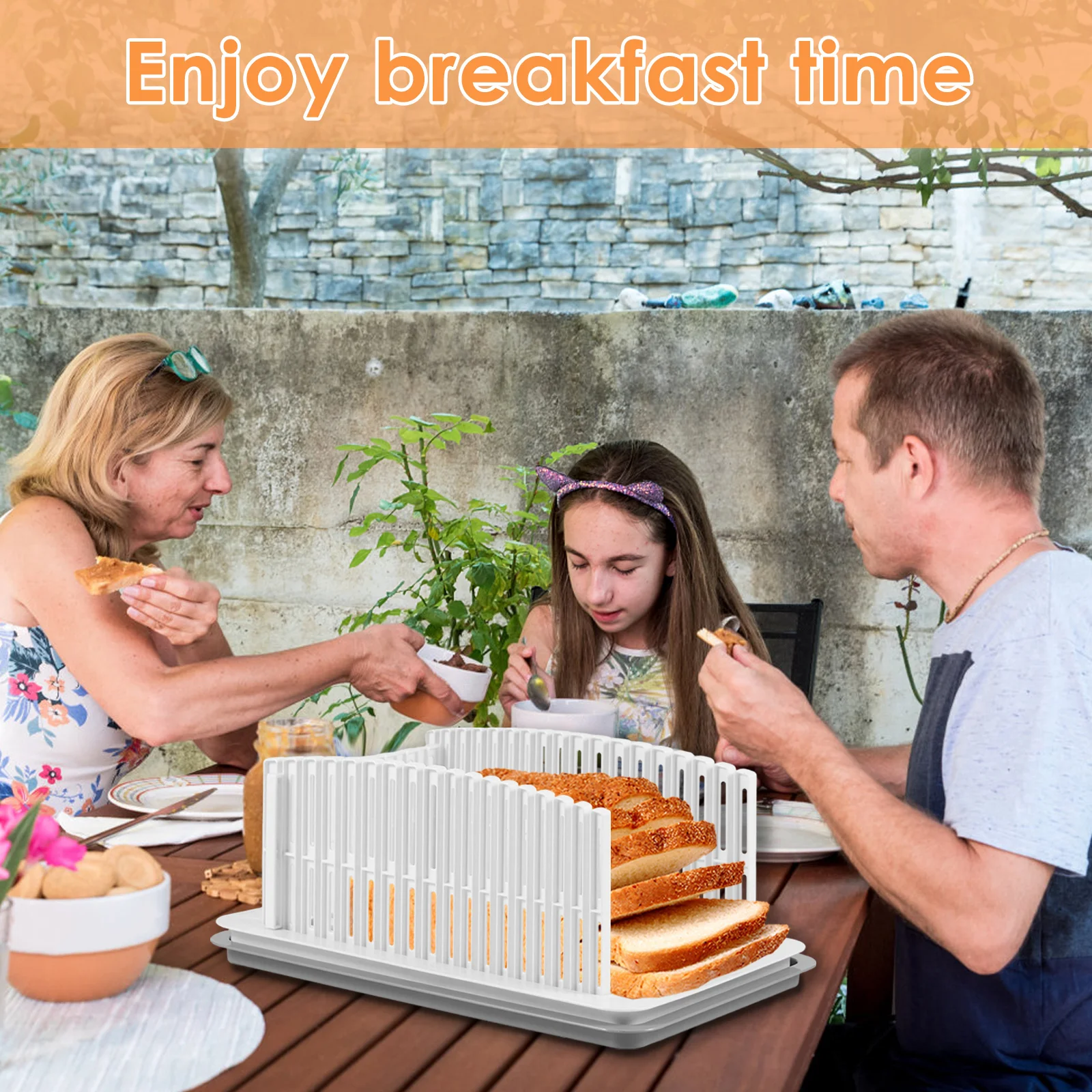 Новая ломтерезка для хлеба с подносом крошки 6 Регулируемых Ширин направляющая