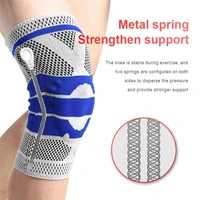 fitnes knee pads basketball running anti collision kneepads knitted breathable silicone nylon knee protection fitness equipment