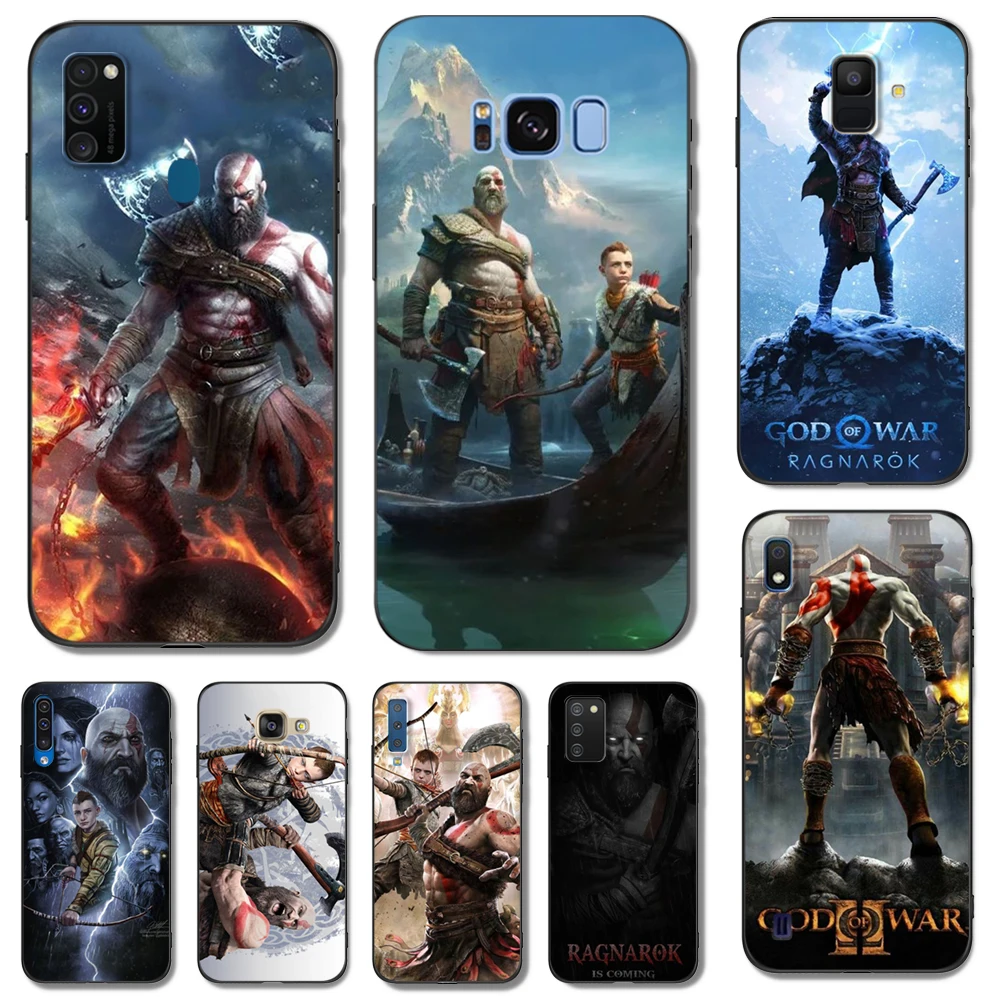 

Black tpu Case For Samsung galaxy J2 J4 J6 J8 core plus 2018 God Of War Ragnarok Game Phone