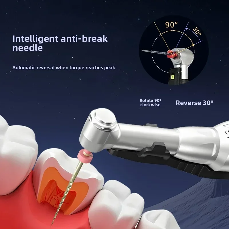 Фото Беспроводной мини-наголовник MyrickoDental LED с редукцией 16:1, низкоскоростной, для эндодонтического лечения, инструменты для корневых каналов №3