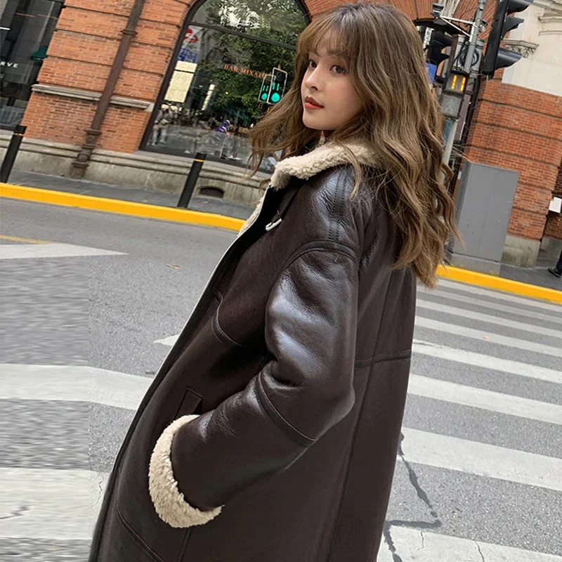 Рисунок 3 - Зимнее длинное пальто из овечьей шерсти