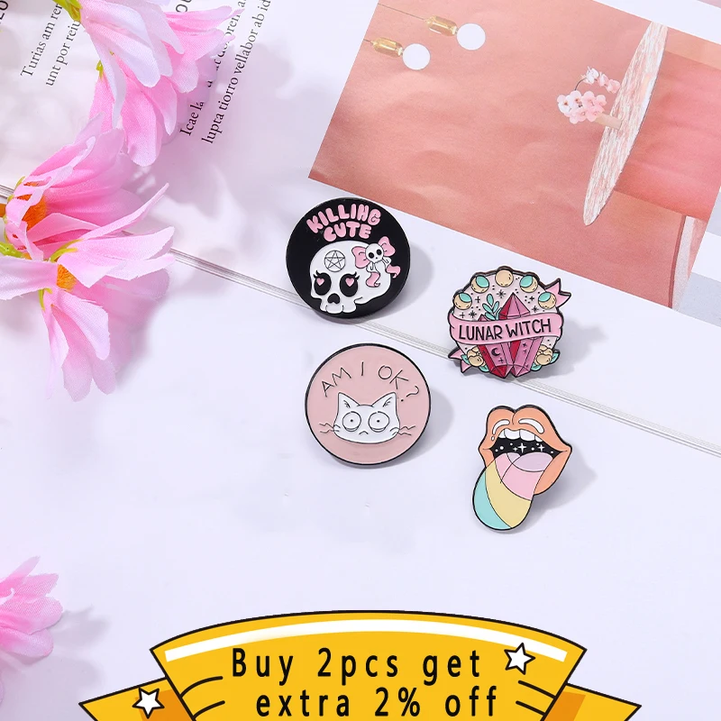 Нормально ли я? Длительный срок службы феминизма! Эмалевые заколки Killing милый