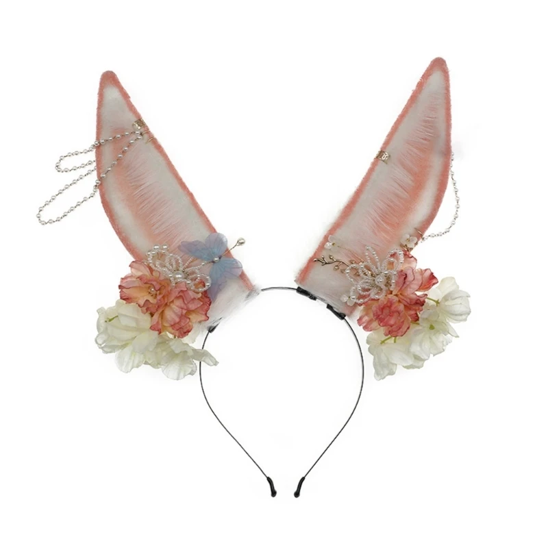 

Students Headband with Pearl Decors Chinese Style Hair Decors 57BD