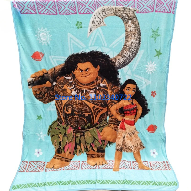 Плюшевое одеяло для девочек Моана и Maui из аниме Морская принцесса диваны в