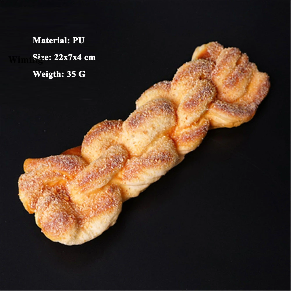 

artificial fake simulation twist bread props model with sweet smell for house shop store decoration artificial food