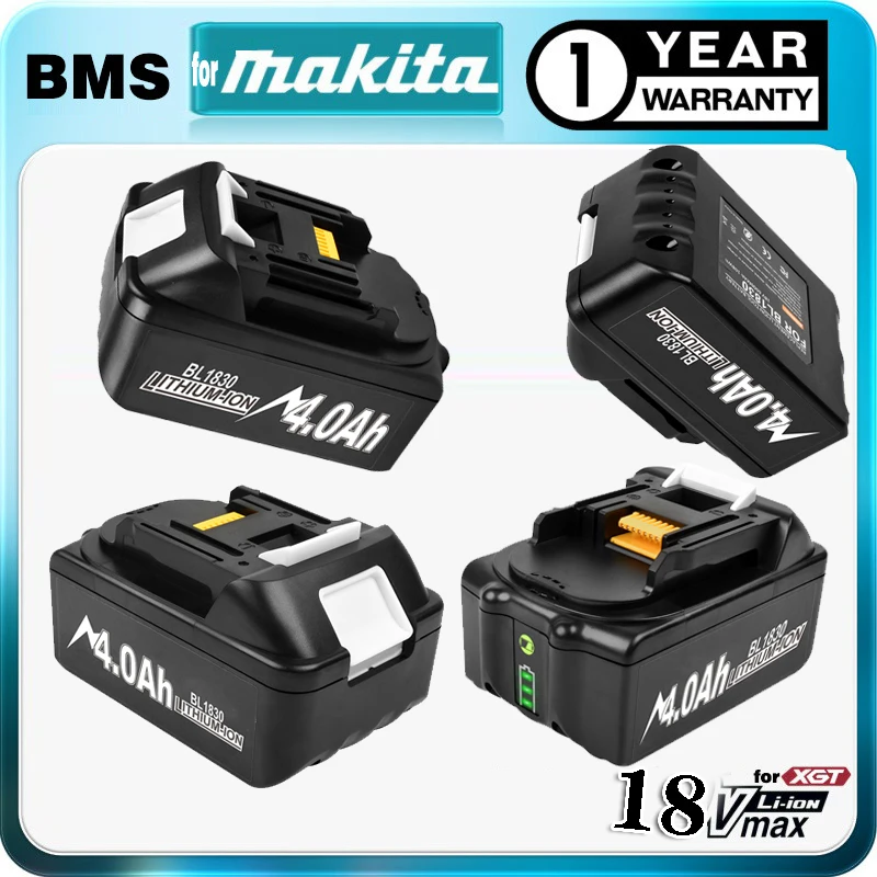 доставка из россии Аккумулятор BL1850B для Makita 18 в, BL1860B, BL1830, BL1840, Ач/Ач + зарядное устройство DC18RD для аккумулятора makita 18 в