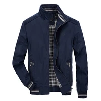 2022 new autumn and winter pure cotton washed jacket mens casual jacket stand up collar zipper jacket tooling clothing m 4xl