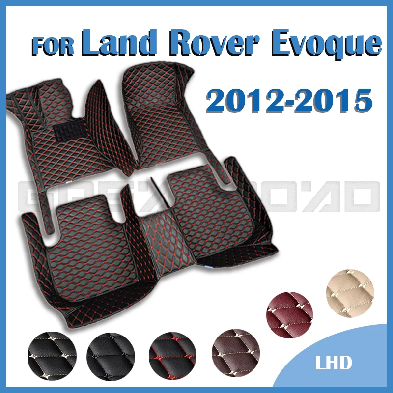 

Автомобильные коврики для Land Rover Evoque Four Door 2012 2013 2014 2015 Custom Auto Foot Pads, ковер, крышка, аксессуары для интерьера