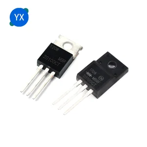 5PCS MBR20100CT TO-220 MBR20100 MBRF20100CT MBRF20100G TO220 TO220F 20100CT B20100G New Schottky Rectifier Diode IC Chipset