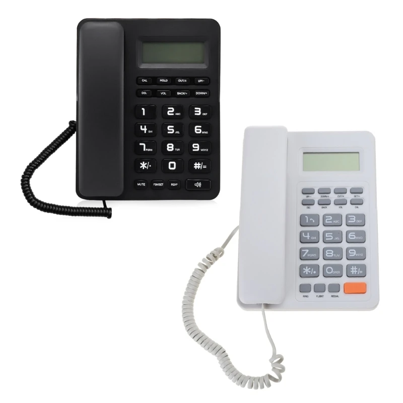 Office Telephone with Incoming Calls Memory Alarm Setting Handsfree Desk & Wall Dropship