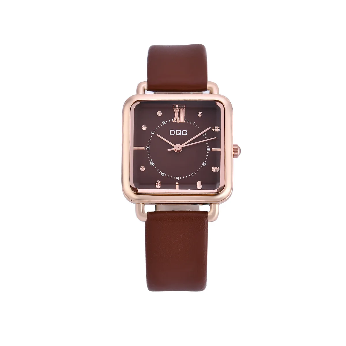 Fashion Classic Square Women Watch Wholesale Ladies Watch Rose Gold Woman Watches Casual Leather Band Strap Quartz Wrist Watch
