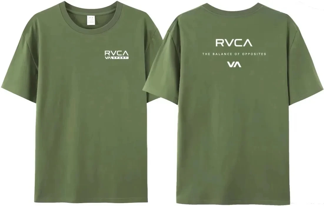 Мужская летняя рубашка с надписью THE BALANCE OF positest