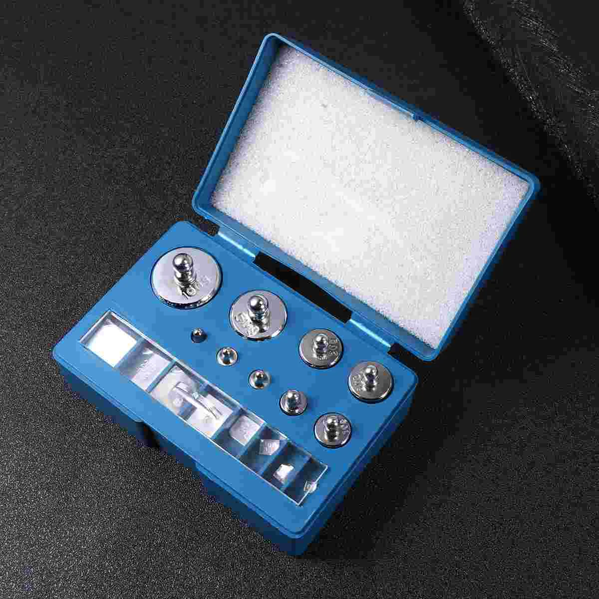 

Calibration Weights Kit 200 Grams Steel Plating Calibration Scale Weight with Tweezers for Digital Balance Scale - 10mg-100g