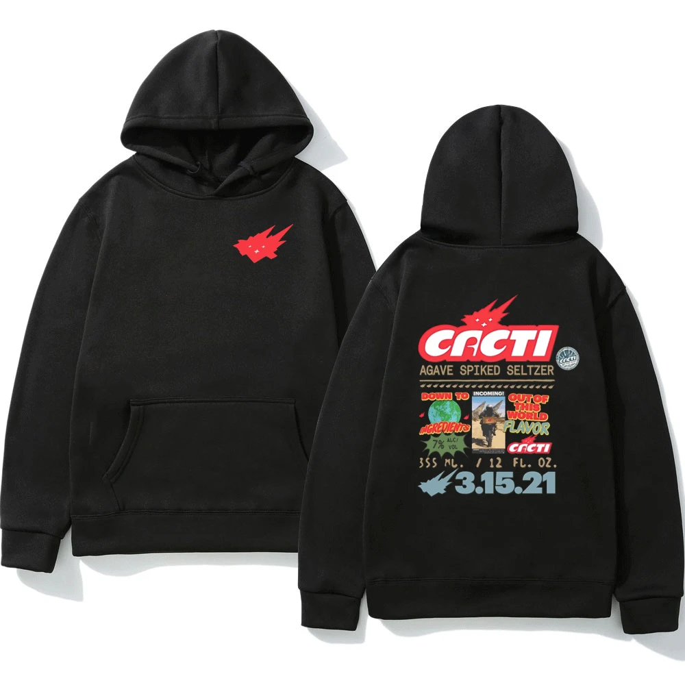 

Hot 2022 Hip Hop Trend Rapper Cactus Jack Hoodie Men Women Fleece Cotton Hoodies Travis Scott M Double-sided Print Sweatshirts
