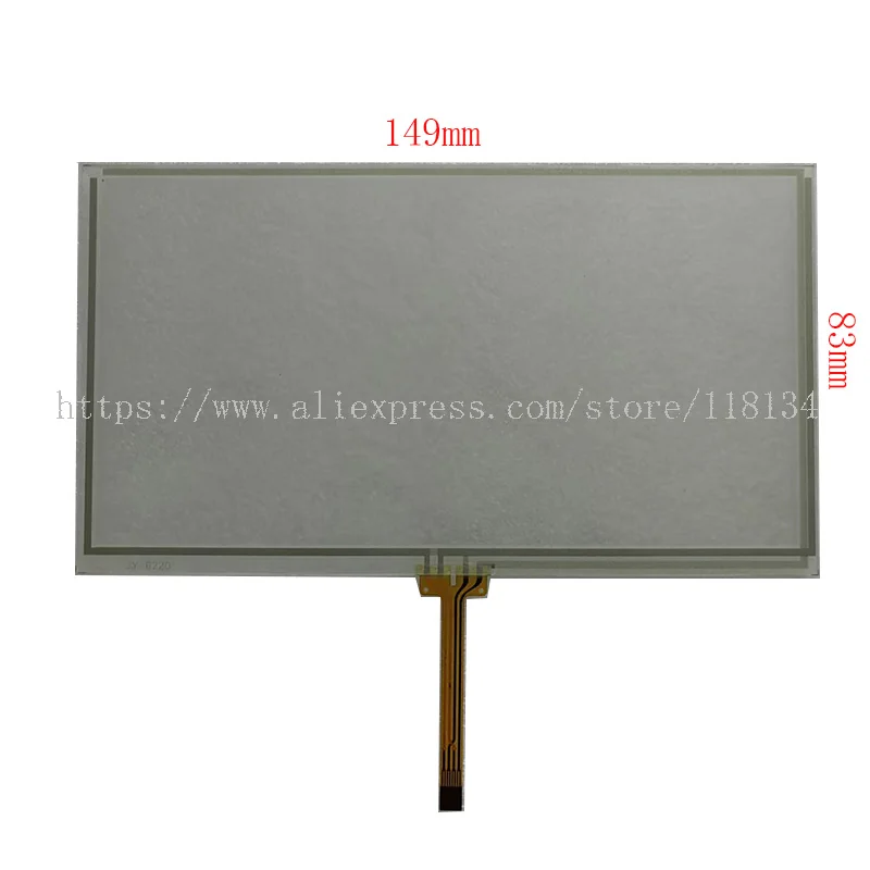 

new 6.1inch 149*83mm 8wire Touch screen LA061WQ1(TD)(02) LA061WQ1(TD)(05) touch digitizer panel for Toyota Camry car LCD monitor