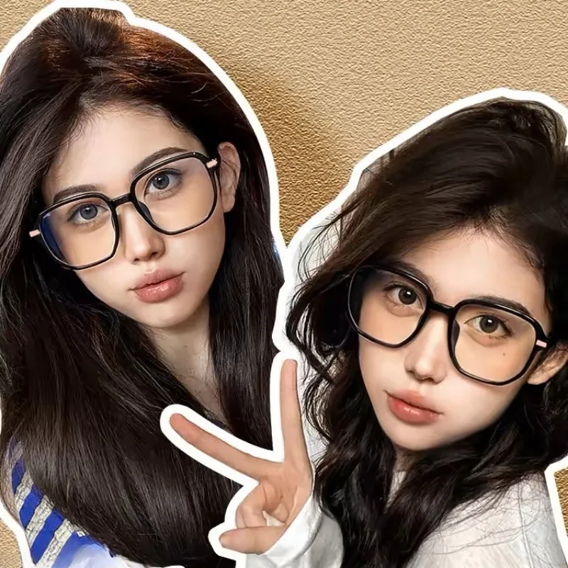 Большие квадратные очки для женщин и мужчин многоугольная оправа антибликовые