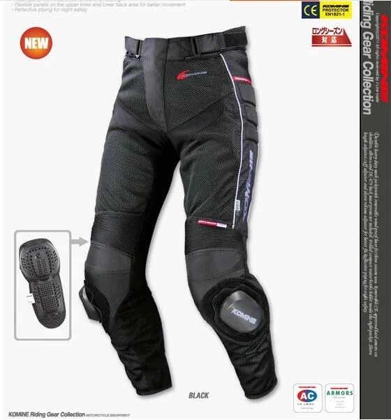 

New Wholesale for KOMINE Pk-708 Motocross Summer Mesh Automobile Pants Motorcycle Racing Ride Pants Dirt Bike Mtb Riding Pants