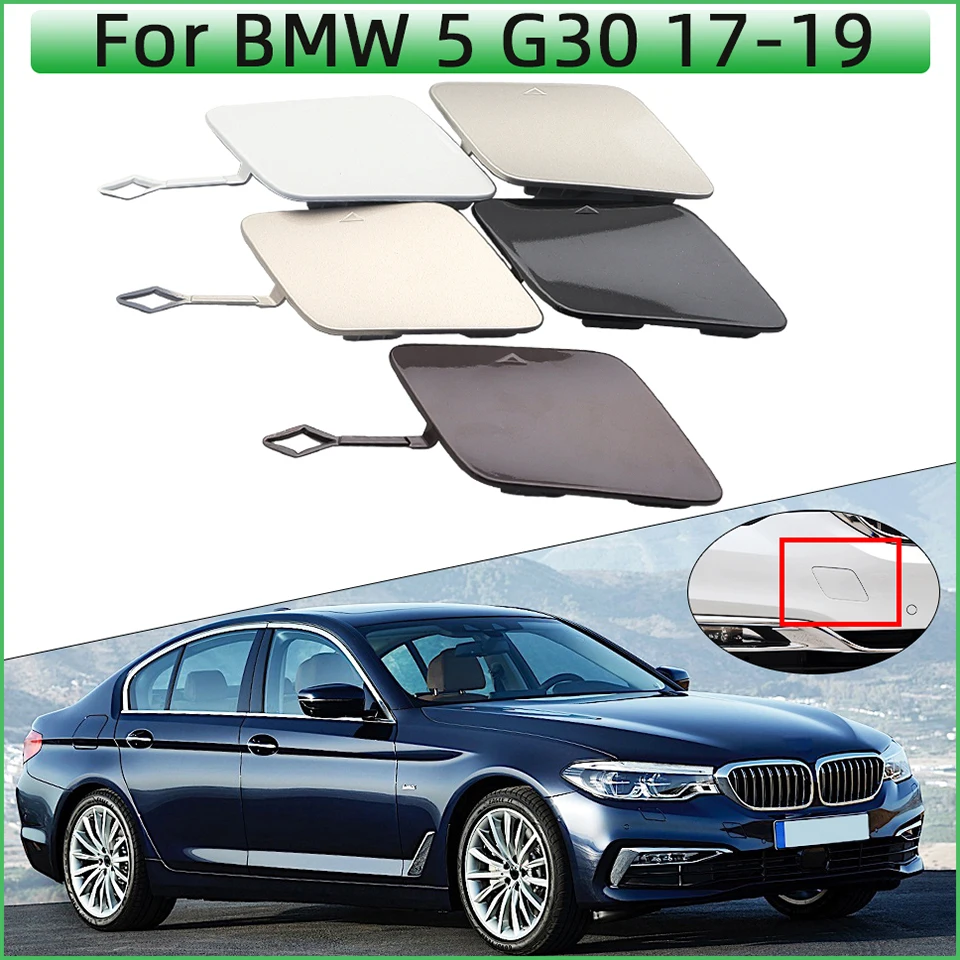 

Auto Front Bumper Towing Hook Eye Cover Cap For Bmw 5 Series 2017 2018 2019 G30 G31 518 520 525 530 535 540#51117427448 Tow Lid