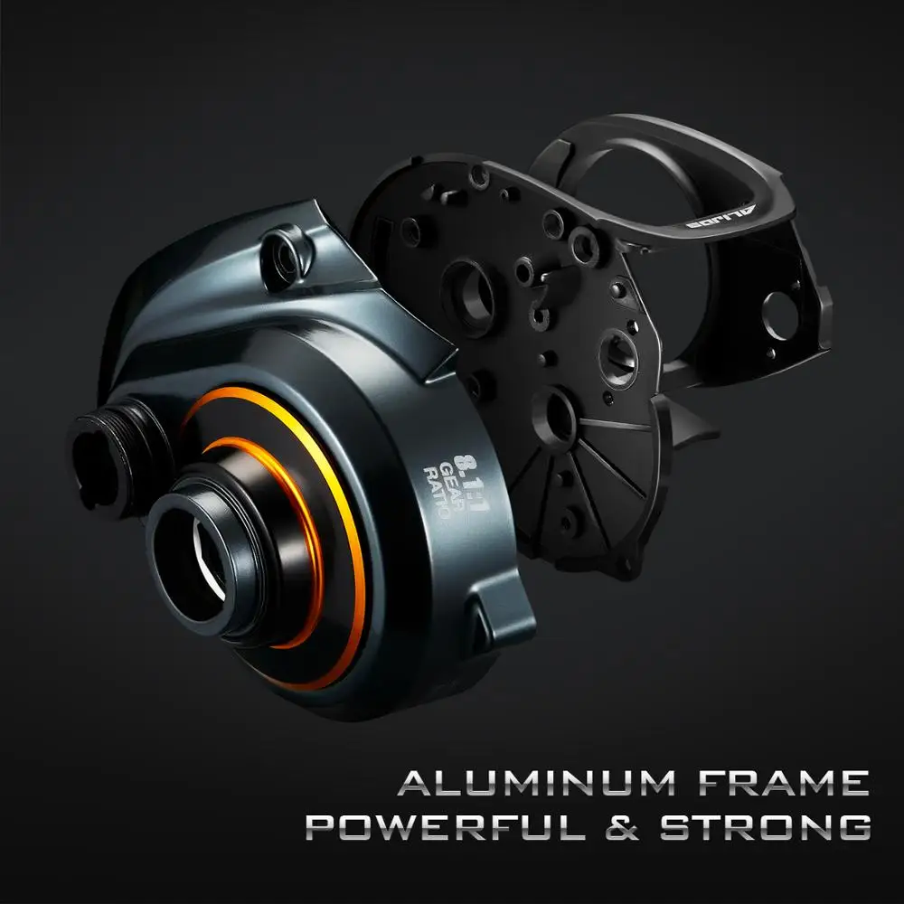 

300 Low Profile Baitcasting Reel 15KG Max Drag 8+1 Bearings Aluminum Frame Freshwater Saltwater Fishing Reel