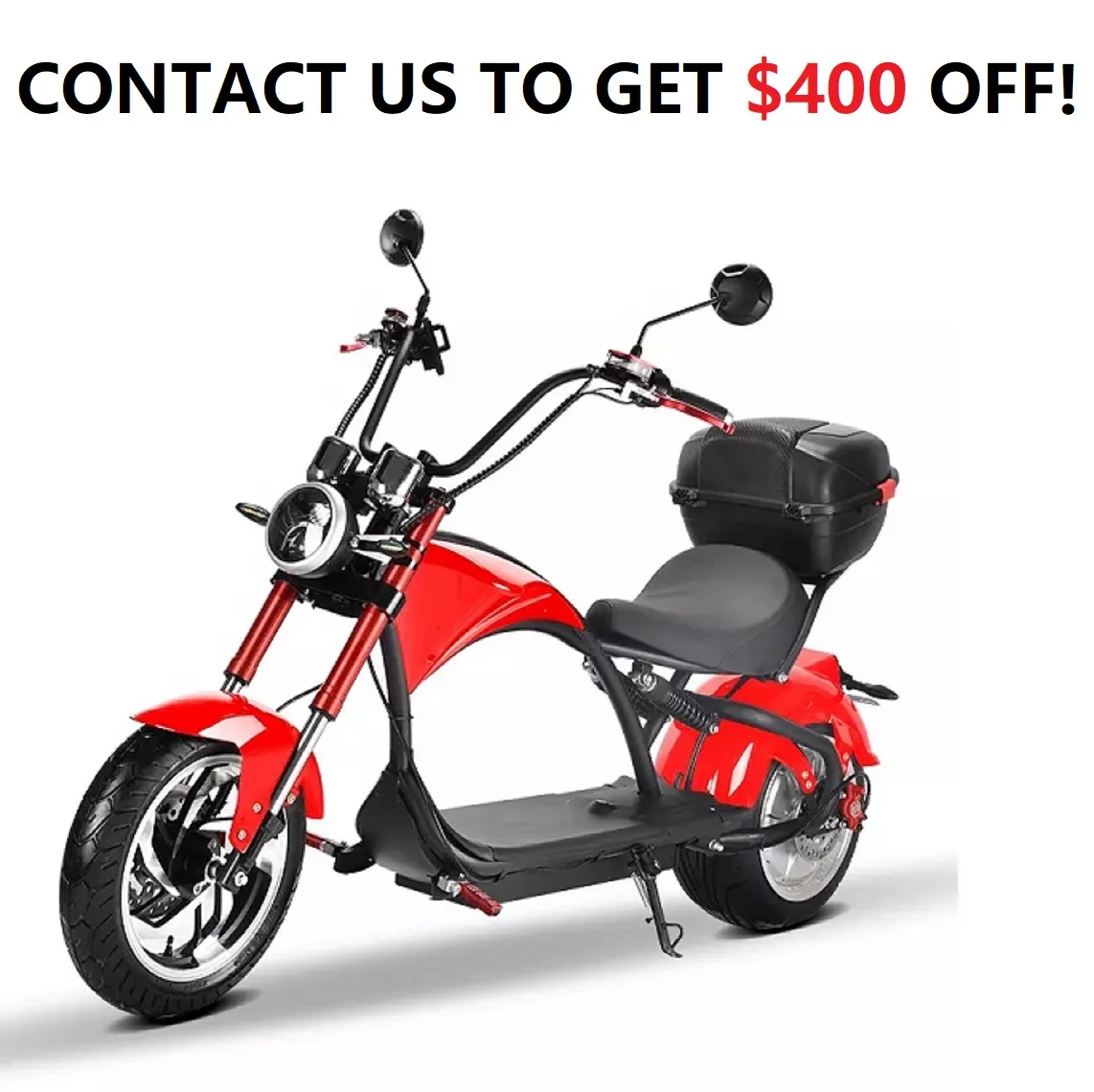 

2022 Fashionable EEC COC EU Warehouse 3000w 60V 30ah Two Wheels Electric Scooter Free Shipping Citycoco