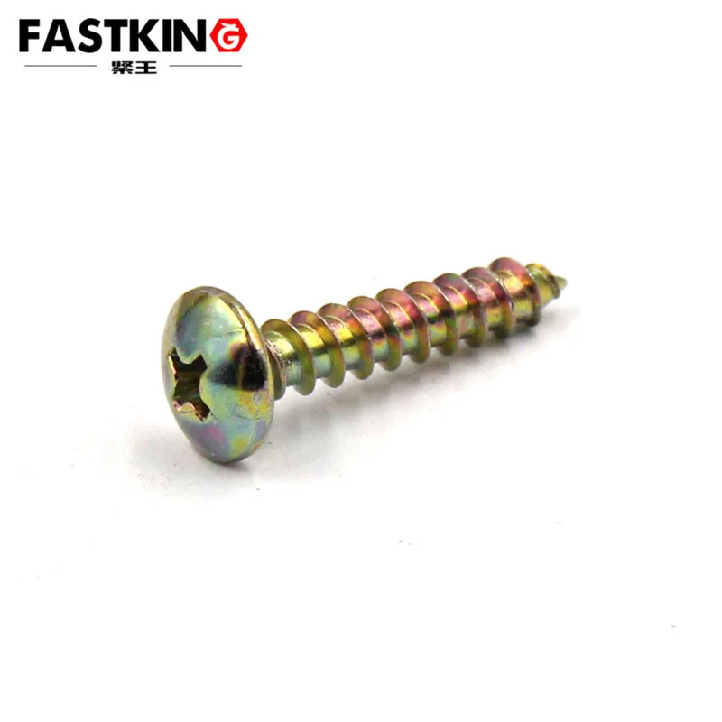 

20Pcs/Bag TA5*25 Galvanized large flat head cross tapping screw