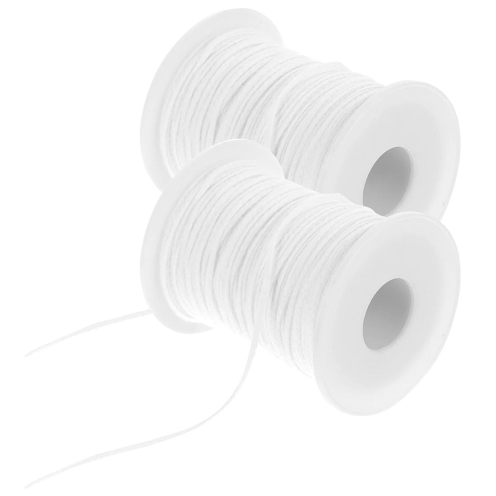 

2 Rolls Cores Cotton Wick Tealight Wicks Beeswax Wicks Wicks for Making Braided Wicks Spool Wicks