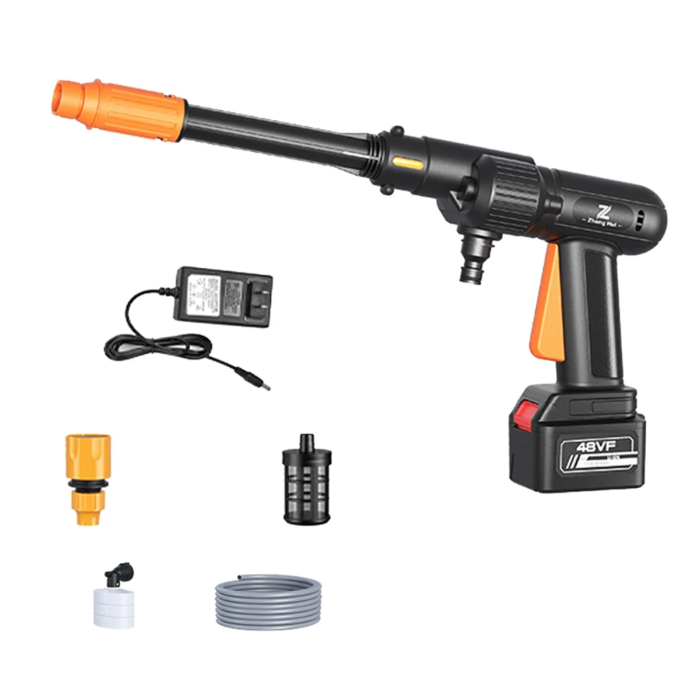 Беспроводная автомойка высокого давления 400 Вт 36 бар 15000 мАч 48VF электрическая