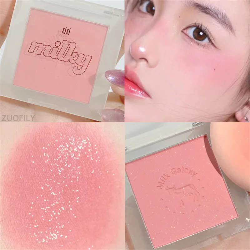 

Soft Matte Blush Mini Portable Natural Blush Palette Peach Pink Red Rouge Cheek Long-lasting Nude Makeup Cosmetic Face Makeup