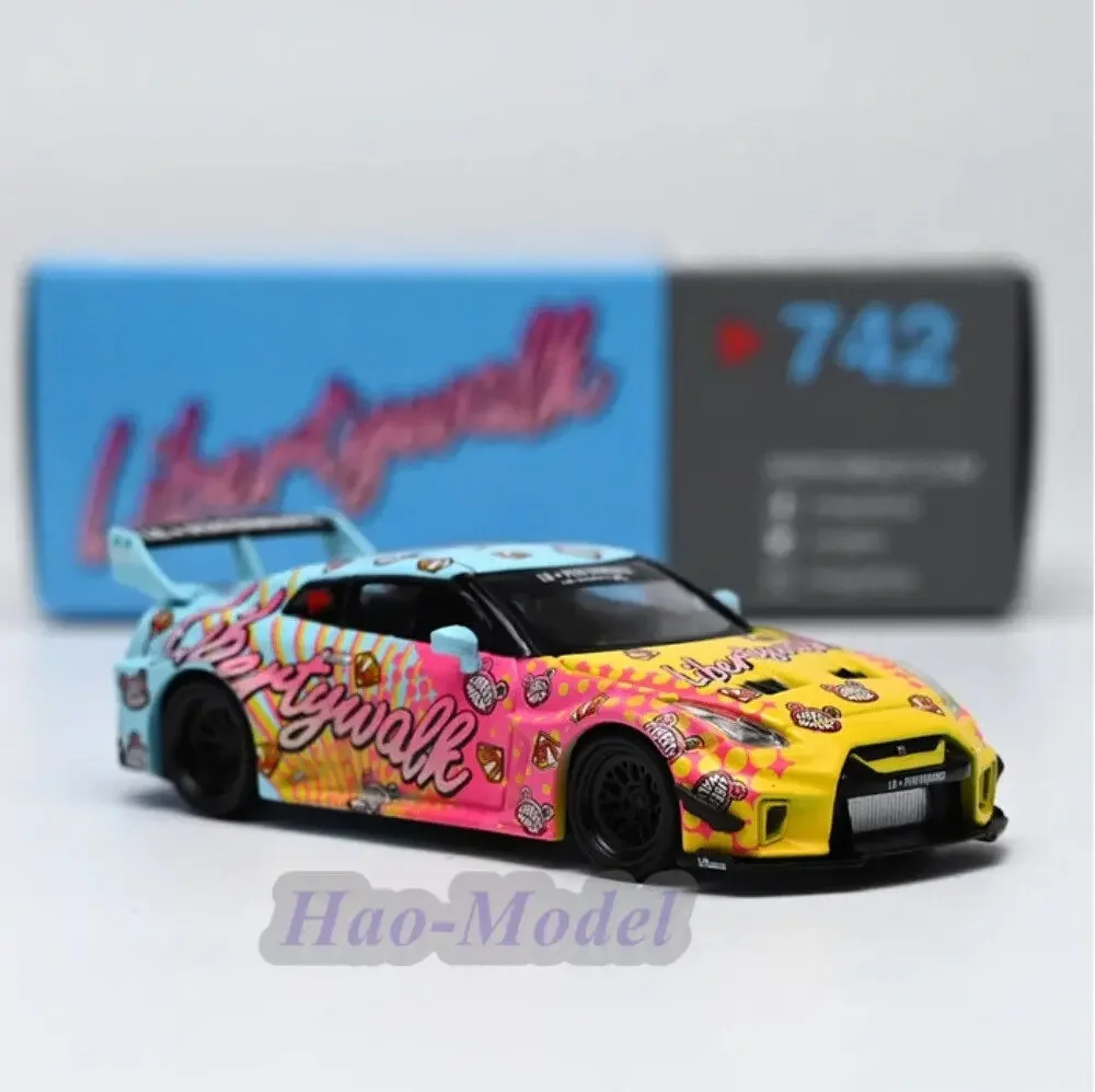 MINIGT 1/64 для LB-Silhouette WORKS GT 35GT RR LBWK модель автомобиля из сплава литая под давлением