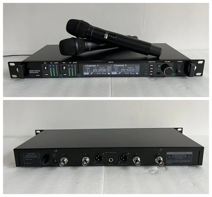 Фото True Diversity AD4D KSM9 конденсаторная ручная петличная гарнитура uhf Stage двухканальная звуковая система уличный беспроводной микрофон №1
