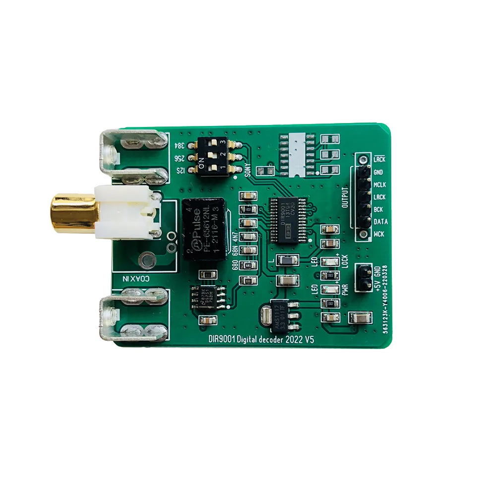 

Nvarcher DIR9001Mini Receiving Board Support 384fs Clock For DAC Amplifier