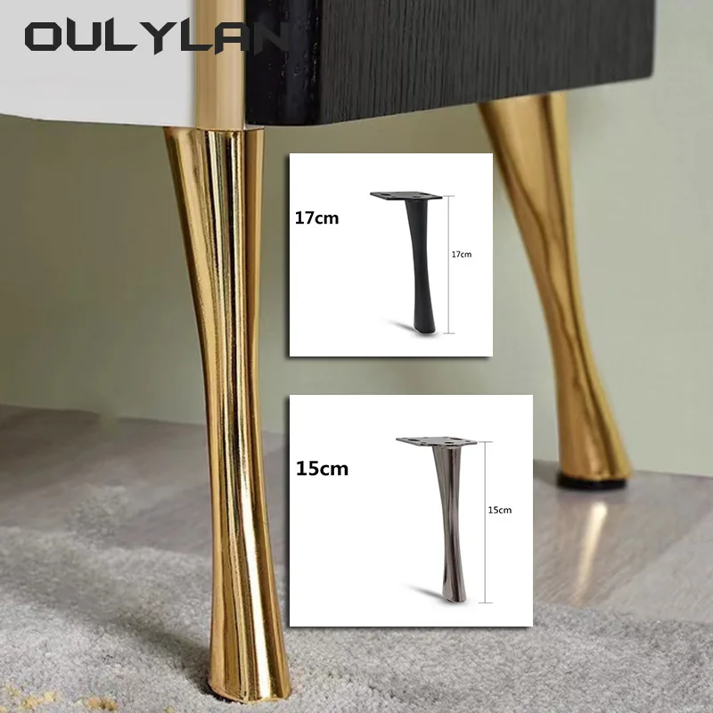 4 шт. металлические ножки для мебели 15 см/17 см