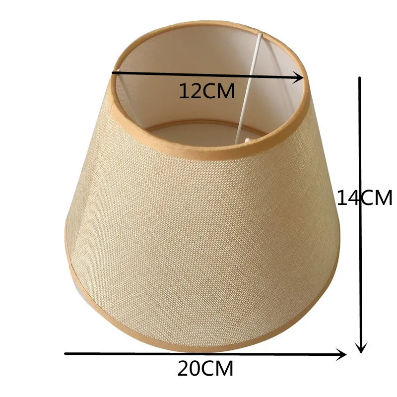 Бамбуковый цветной тканевый бамбуковый абажур диаметром 20 см самостоятельная