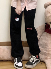Pantalones Qweek-pantalones de chándal kawaii para mujer...