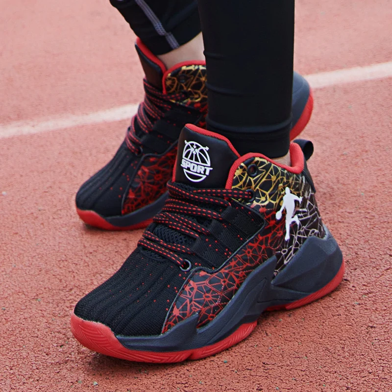 Brand Mens Casual Sneakers High-tops Sneakers Trendy Boys Basketball Sports Tennis Shoes Outdoor Off-road Shoes Couple Sneakers