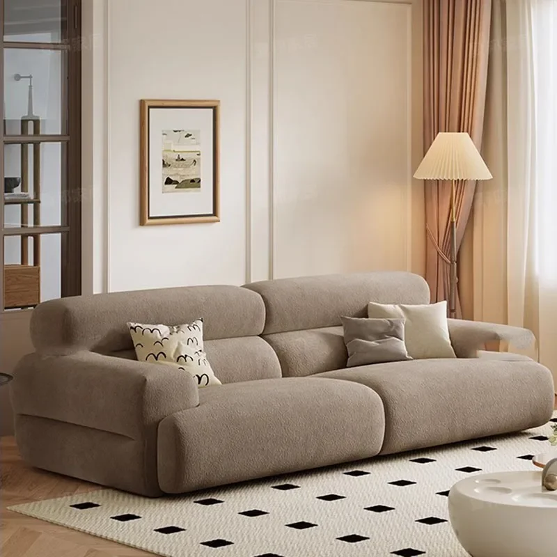 Белый двойной квадратный диван для гостиной простой белый влюбленных чтения