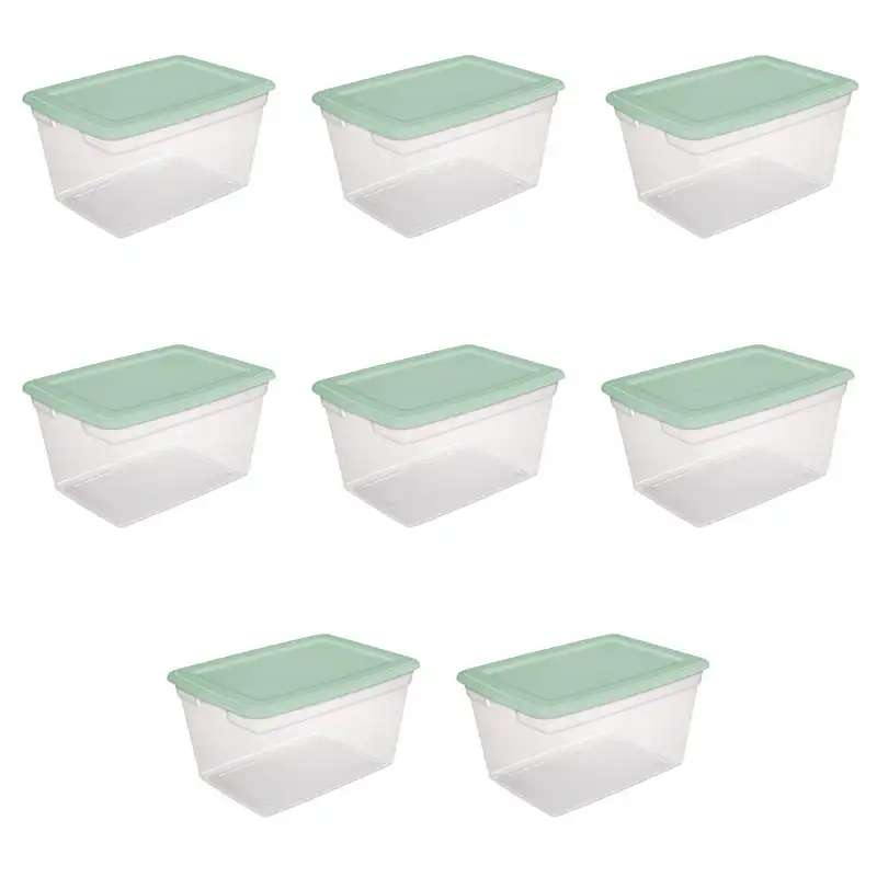 

Qt. Storage Box Classic Mint Set of 8