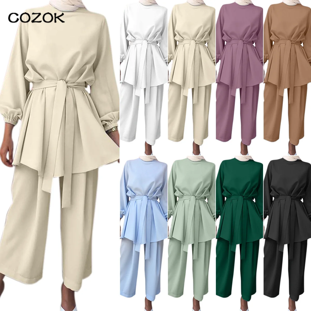 

Eid Mubarak Dubai Abaya Turkey Muslim Fashion Hijab Dress Sets Islam Clothing Abayas For Women Musulman Ensembles De Mode Kaftan