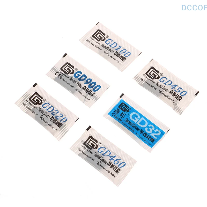 10 шт. термопаста для P1S A1 Mini GD32 GD100 GD220 GD450 GD460 GD900 деталей 3D-принтера