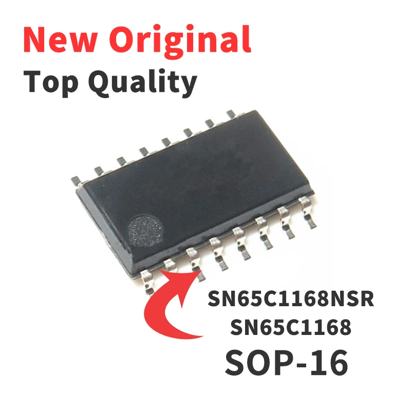 

5PCS SN65C1168NSR 65C1168 SOP16 Patch Body 5.2MM Driver Chip IC Brand New Original