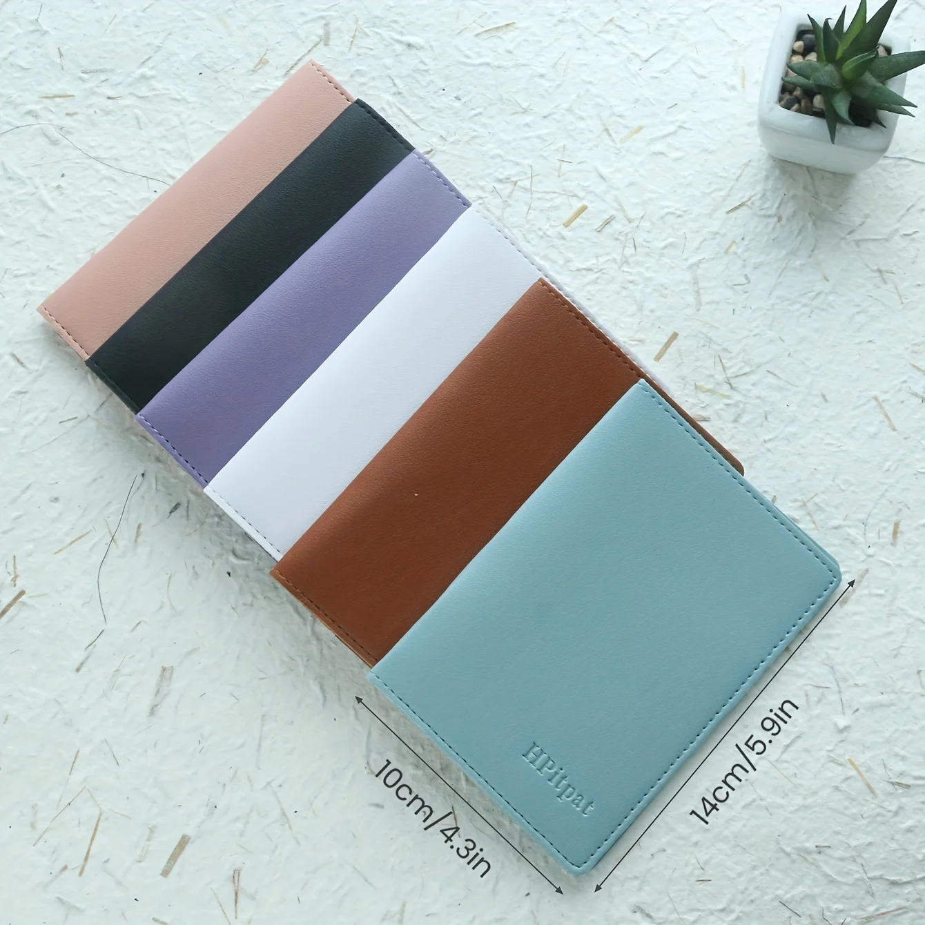 Персонализированная обложка для паспорта из искусственной кожи —