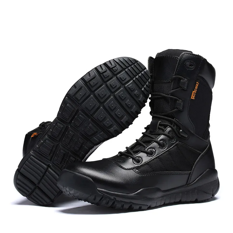 Black Hiking Boots Summer Hike Design Boot Men Woman Waterproof Unisex Outdoor Climbing Shoes Tactical Training Breathable 38-47