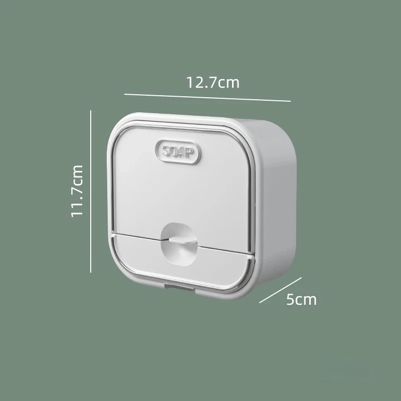 

Двойной настенный ящик для мыла из полипропилена