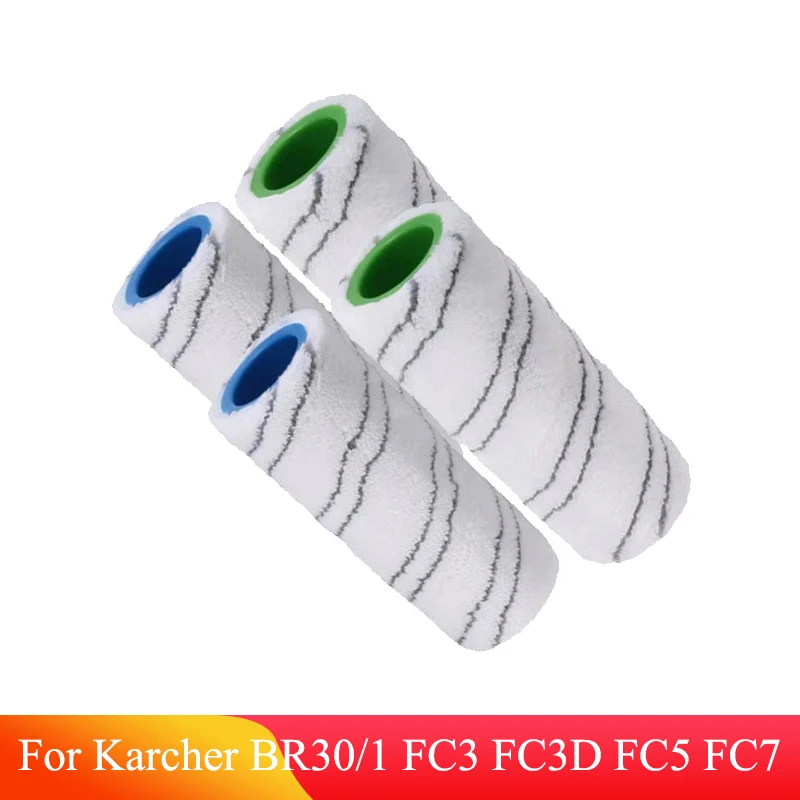 

Microfiber Rolling Hard Floor Cleaner BrushFor Karcher BR30/1 FC3 FC3D FC5 FC7 Vacuum Cleaner Replacement Accessories Parts